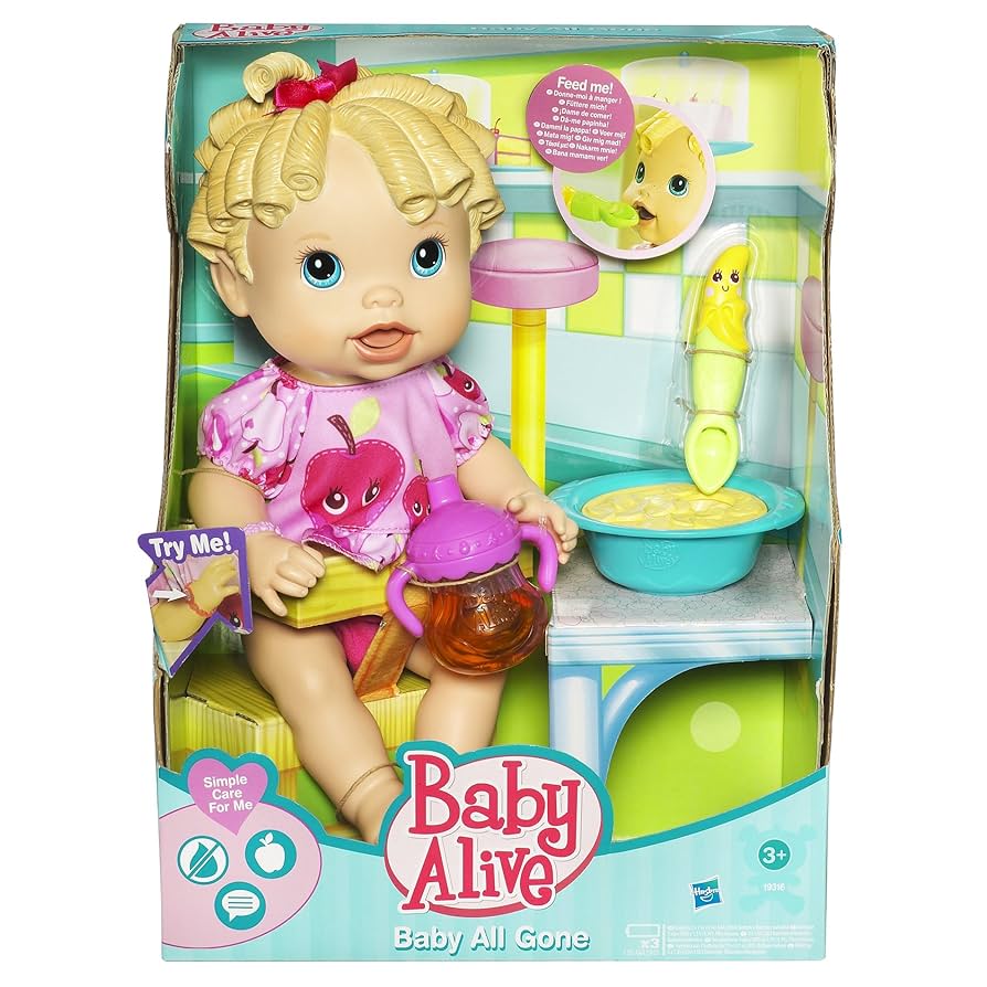 Baby Alive Baby All Gone - Blonde : Amazon.sg: Toys